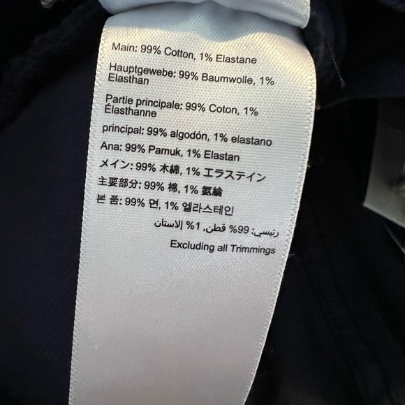 Joules Connie Eco Wash in Dark Navy Wide Leg Crop Denim Jeans Womens Size 6 NEW - Picture 14 of 16